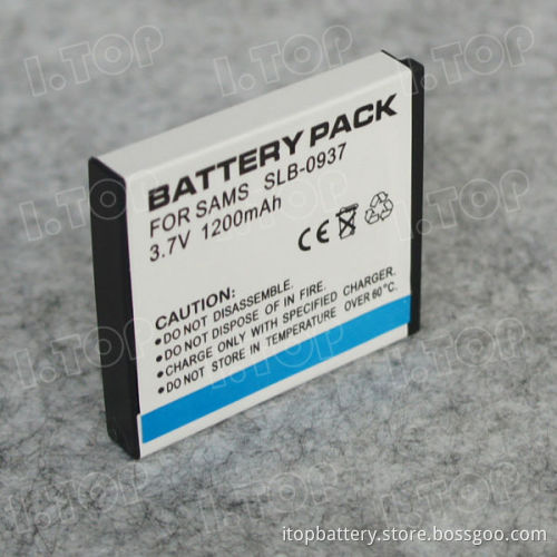 High capacity camera Camcorder battery SLB-0937 for Samsung , Camera Battery Manufacturer